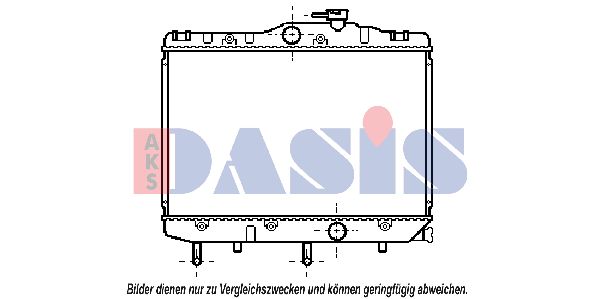 AKS DASIS Radiaator,mootorijahutus 213210N